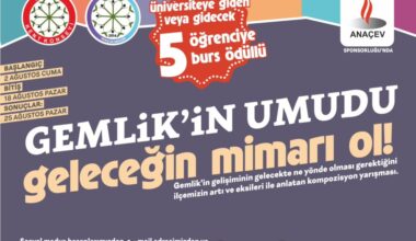 GEMLİKLİ 5 ÜNİVERSİTE ÖĞRENCİSİNE BURS