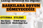 TÖB-SEN, “Baskılara Boyun Eğmeyeceğiz”