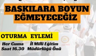 TÖB-SEN, “Baskılara Boyun Eğmeyeceğiz”