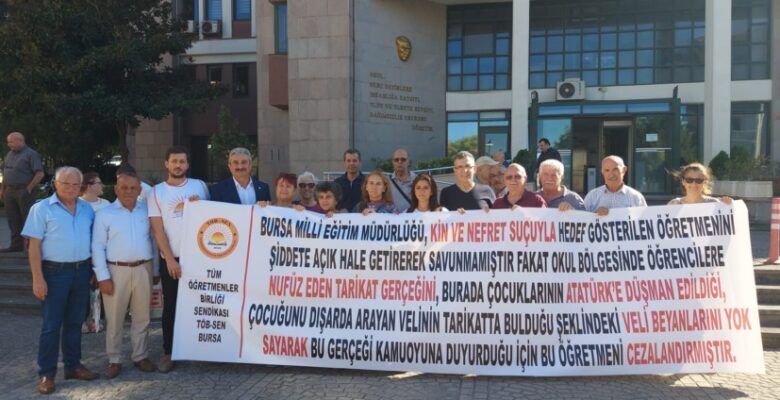 TÖB-SEN’e Yönelik Kınama Cezası Protesto Edildi.