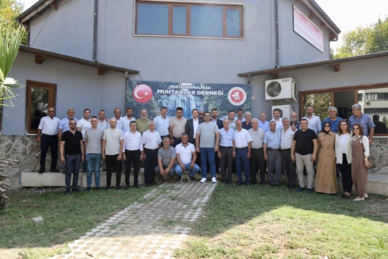 AHMET KILIÇ’TAN MUSTAFAKEMALPAŞA ZİYARETİ