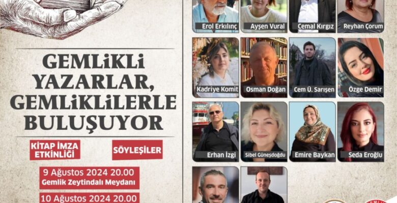 GEMLİK’Lİ YAZARLAR GEMLİKLİLER İLE BULUŞUYOR