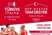TÜRKİYE-İTALYA VOLEYBOL MAÇI DEV EKRANLARDA