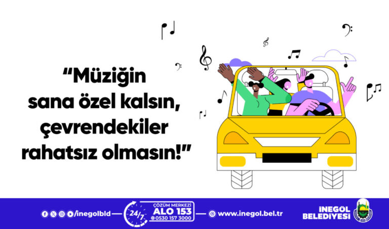 YÜKSEK SESLİ MÜZİK DİNLEYEN 88 ARAÇ SAHİBİNE CEZAİ İŞLEM UYGULANDI