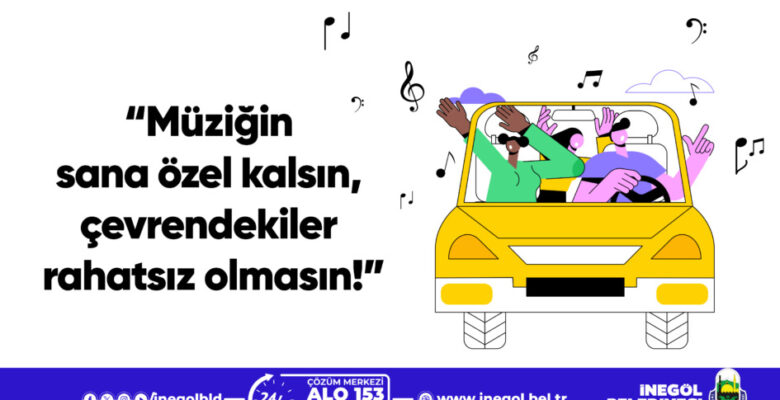 YÜKSEK SESLİ MÜZİK DİNLEYEN 88 ARAÇ SAHİBİNE CEZAİ İŞLEM UYGULANDI