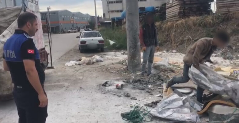 ZABITA, ÇEVREYİ KİRLETETEN KİŞİLERE MINTIKA TEMİZLİĞİ YAPTIRDI