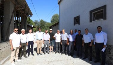 HAMAMLI MAHALLESİNDE SOKAKLAR PARKE TAŞLA KAPLANIYOR