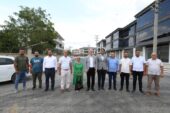 İNEGÖL ERTUĞRULGAZİ MAHALLESİNDE TRETUVAR VE YOL KAPLAMA ÇALIŞMALARI SÜRÜYOR