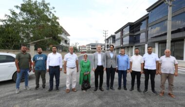 İNEGÖL ERTUĞRULGAZİ MAHALLESİNDE TRETUVAR VE YOL KAPLAMA ÇALIŞMALARI SÜRÜYOR