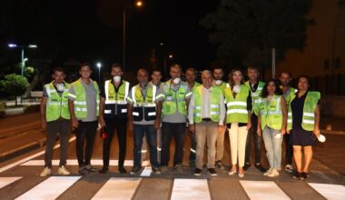 Nilüfer ekipleri gece mesaisinde