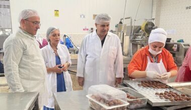 İl Milli Eğitim Müdürü Dr. Ahmet Alireisoğlu’ndan  Kardelen Kestane Şekerine Ziyaret