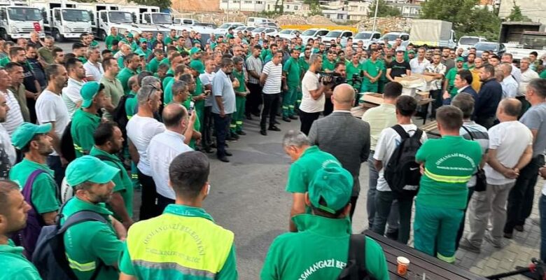 Başkan Aydın, güne emekçilerle başladı