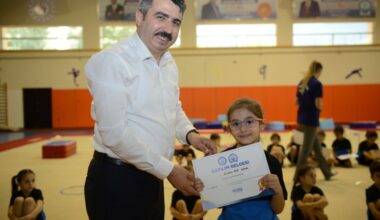 YILDIRIM’DA 8 BİN 250 MİNİK JİMNASTİKLE TANIŞTI