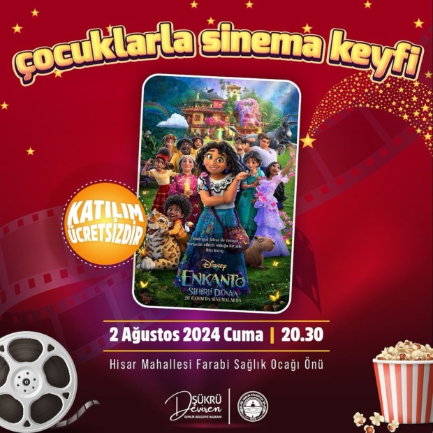 Gemlik’te Çocuklara Sinema Keyfi