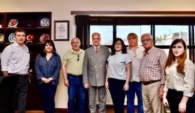 MİMARLARDAN BAŞKAN ŞÜKRÜ ERDEM’E ZİYARET