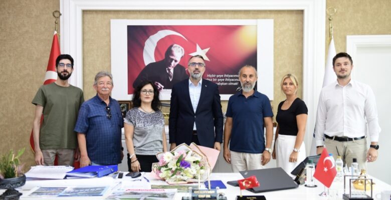 MİMARLAR, KESTEL BLD. BAŞKANI EROL’U ZİYARET ETTİ