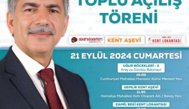 Gemlik’te Toplu Açılış Töreni