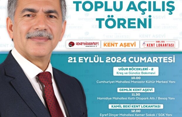 Gemlik’te Toplu Açılış Töreni