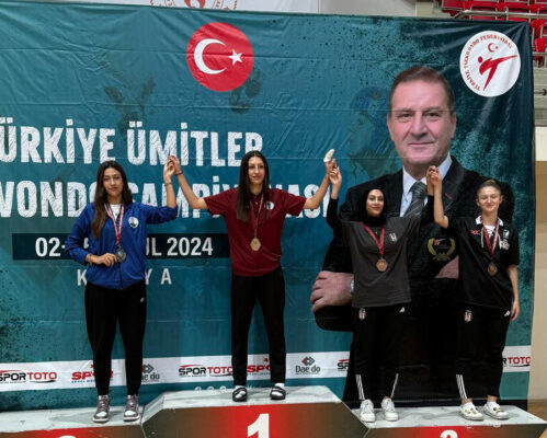 Osmangazili taekwondocu Türkiye ikincisi oldu