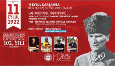 Gemlik’te 11 Eylül Coşkusu Başlıyor