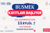 BUSMEK’te yeni dönem kayıtları başladı