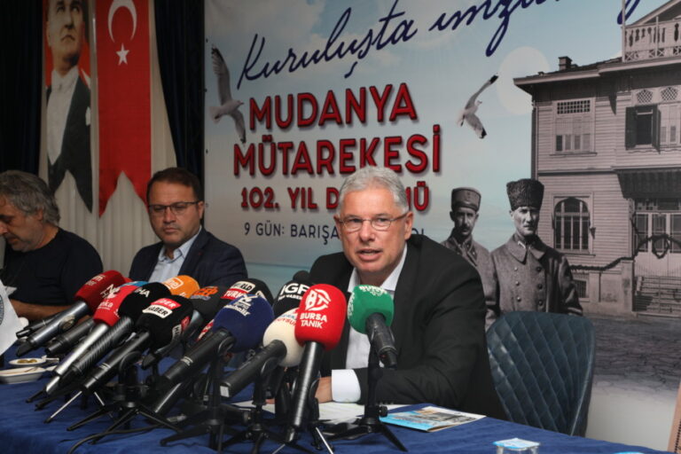 MUDANYA MÜTAREKESİ’NE BÜYÜK KUTLAMA
