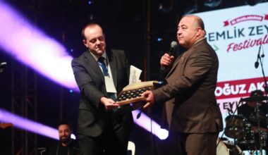 Altın zeytin festivalde görücüye çıktı