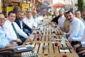 Başkan Aydın güne esnaf ziyareti ile başladı