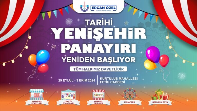 Tarihi Yenişehir Panayırı 40 yıl sonra yeniden kuruluyor…