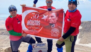 Nilüfer Belediyesi çalışanından “Zafer” tırmanışı