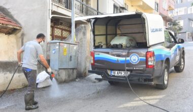 YILDIRIM’DA İLAÇLAMA ÇALIŞMALARI DEVAM EDİYOR