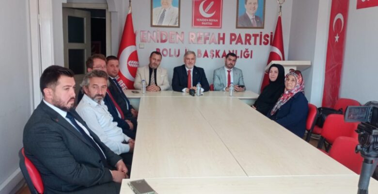Yeniden Refah Partisi Genel Başkan Yardımcısı Mehmet Altınöz Bolu’da