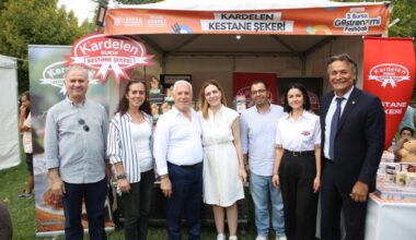 Bursa Gastronomi Festivali’nin yıldızı  Kardelen kestane şekeriydi