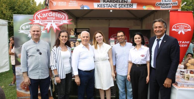 Bursa Gastronomi Festivali’nin yıldızı  Kardelen kestane şekeriydi