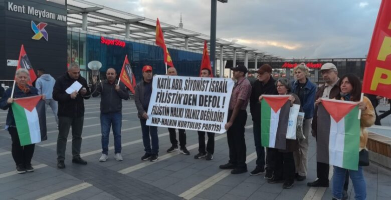 HKP Bursa’dan İsrail’e Tepki Eylemi