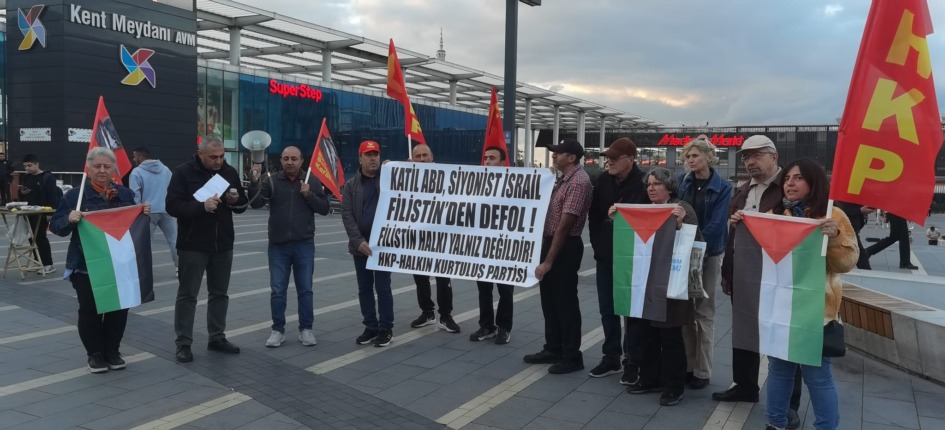 HKP Bursa’dan İsrail’e Tepki Eylemi
