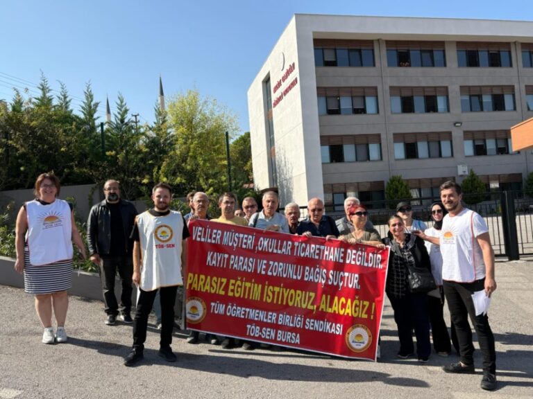 TÖB-SEN’den Milli Eğitim Müdürüne Protesto