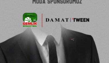 DAMAT TWEEN GEMLİK BASKETBOLA SPONSOR OLDU
