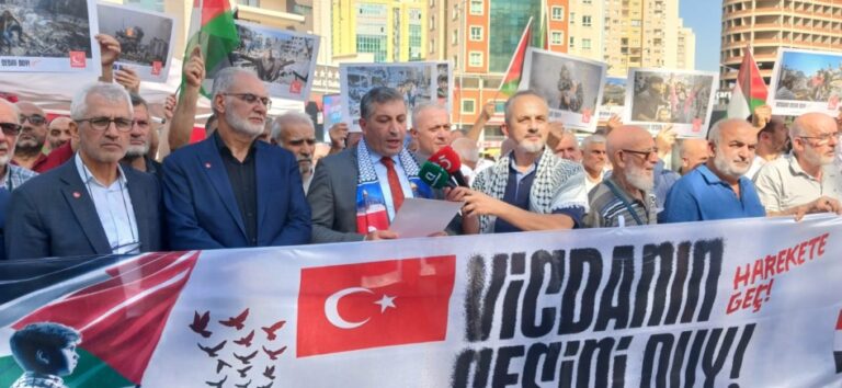 Saadet Bursa’dan Filistin’e destek basın açıklaması