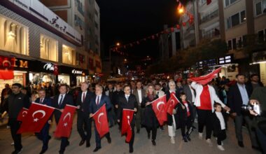 İNEGÖL’DE CUMHURİYETİN 101. YILI COŞKUSU