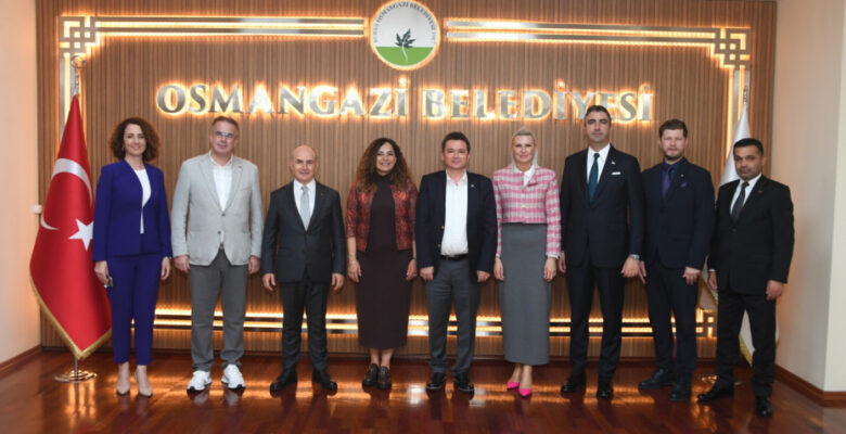 Başkan Erkan Aydın, belediye başkanlarını ağırladı
