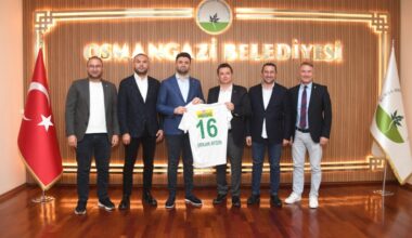 Başkan Aydın, Bursaspor Yönetimini ağırladı