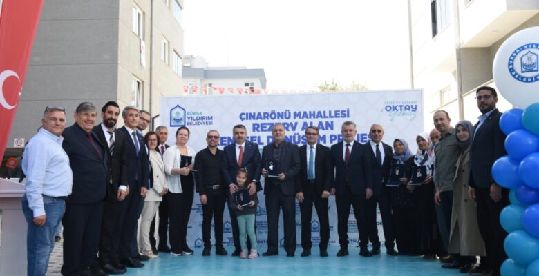 ÇINARÖNÜ’NDE ANAHTARLAR TESLİM EDİLDİ
