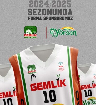 Has Halı Gemlik Basketbol Forma Sponsoru YÖRSAN oldu..