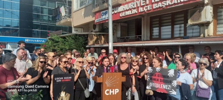 CHP Gemlik Kadın Kolları; “Sokaklarda Huzur İstiyoruz”