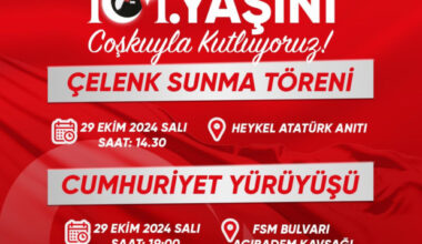 CHP BURSA İL BAŞKANLIĞI 29 EKİM KUTLAMA PROGRAMI