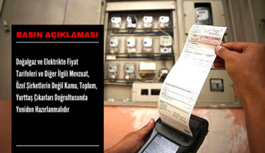 Doğalgaz ve Elektrikte Fiyat Tarifeleri Konusunda Dikkat Çektiler