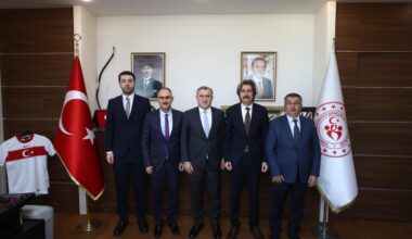 Üniversite Yönetiminden Gençlik ve Spor Bakanına ziyaret