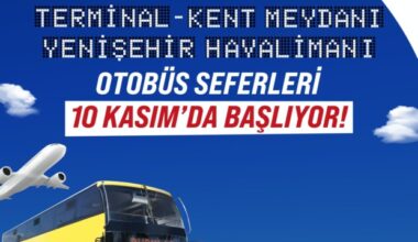 Yenişehir Havalimanı’na ulaşım artık çok kolay