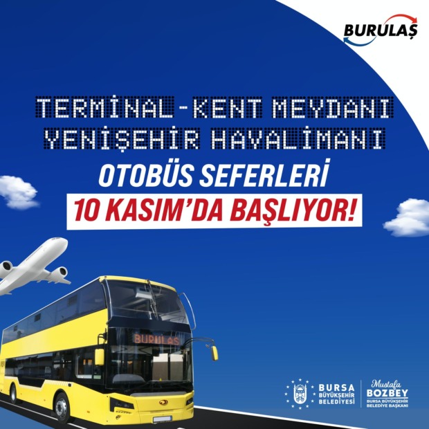 Yenişehir Havalimanı’na ulaşım artık çok kolay